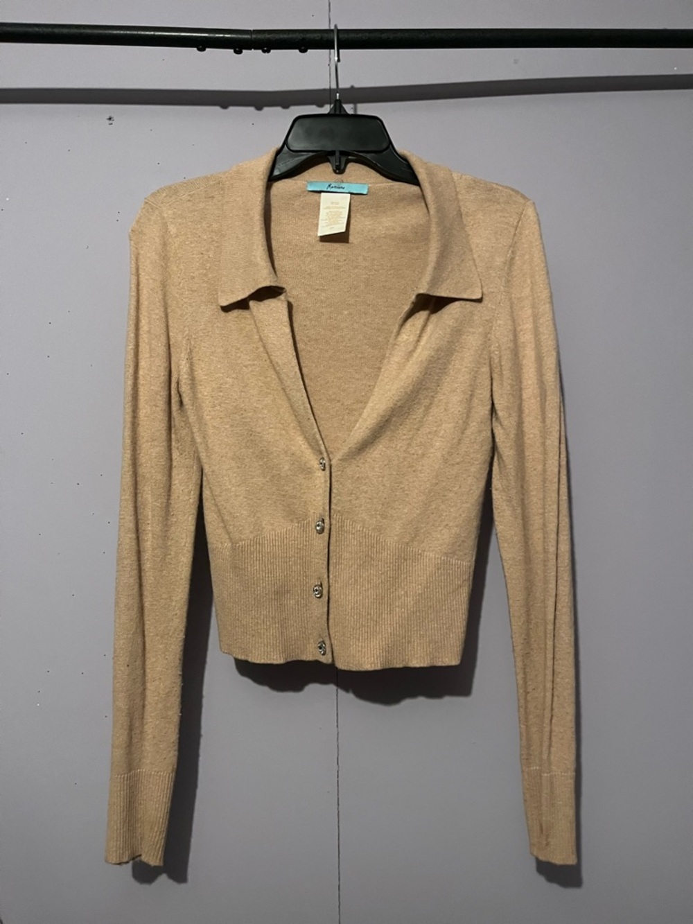 Vintage Marciano Button-Front Collared Cardigan